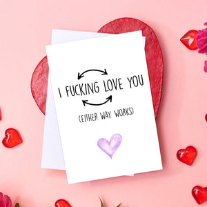 Ich Liebe Dich, Lustige Valentinstag-grußkarte - MadeMineDE