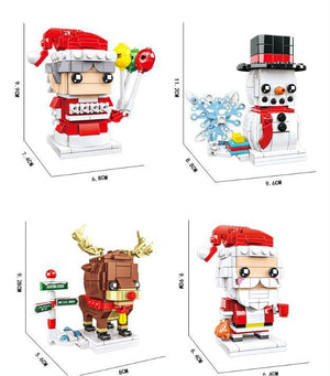 Elch Kleines Partikelpuzzle Brickheadz Baustein Spielzeug Weihnachtsgeschenke - MadeMineDE